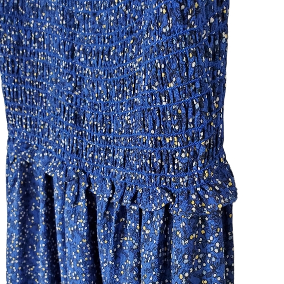 NWT MAX STUDIO Long Blue Maxi Sun Dress, Beachwear, Sz Small - Picture 8 of 16